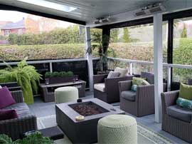 Rideaux de vinyle sur mesure